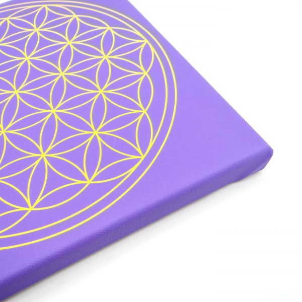 Tachyon Violet Flower of Life Canvas - Image 2