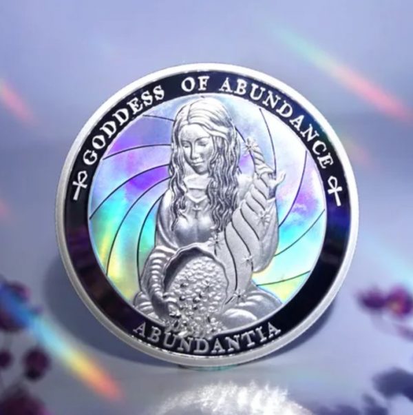 Abundantia Goddess of Abundance 1oz Silver Tachyon Coin